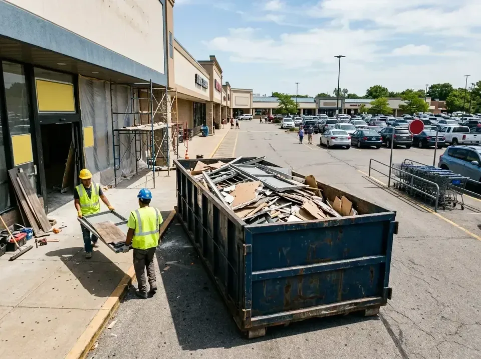 retail-store-renovation-debris-003 — frequently asked questions, Roll-off Dumpster Rentals in Glendale, MO
